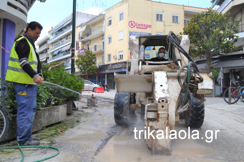 Κλείνουν δρόμοι στα Τρίκαλα για έργα